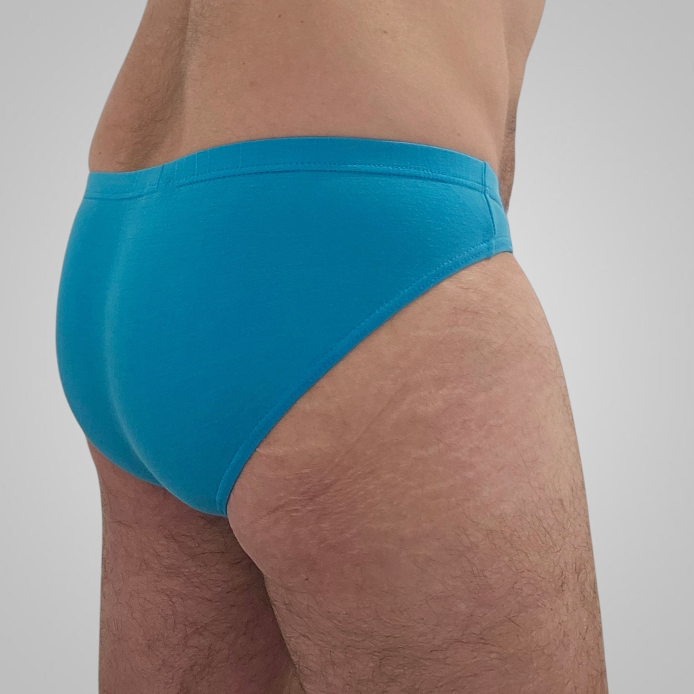 Men's Low-Waist Blue Underwear - Picture 6 of 6